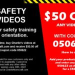 Receive $50.00 off discount on any of our safety videos, ideal for safety training and orientation